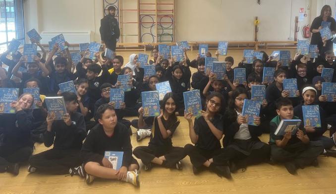 Slough Schools continue to value the dictionaries that Rotary provide
