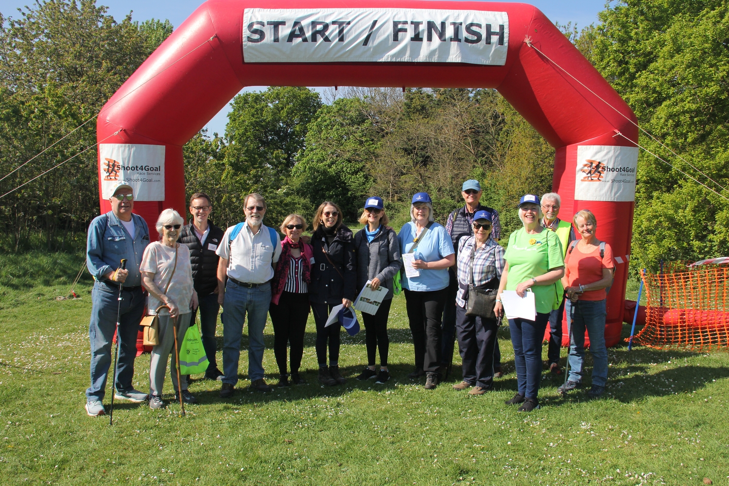 Lovely to see old friends walking again on a sunny day in the spring at The Together Walk