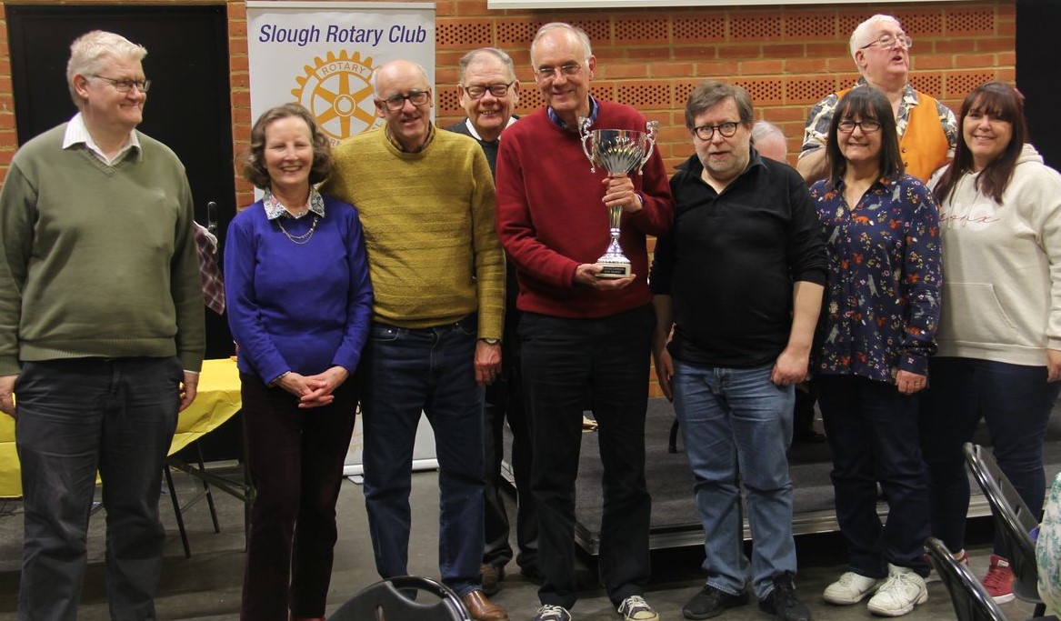 Slough Rotary Quiz 2020 Winners James Heriot Greasy Elbow