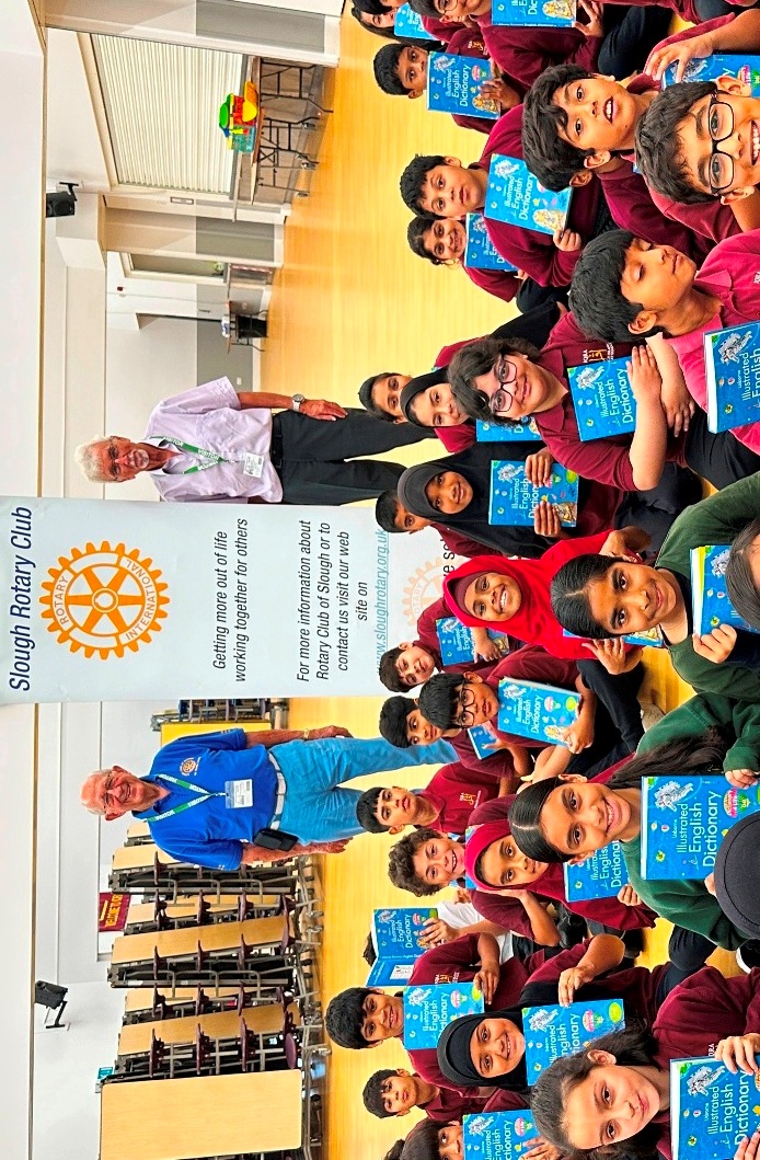 Year 4 at every school in Slough get a dictionary for life