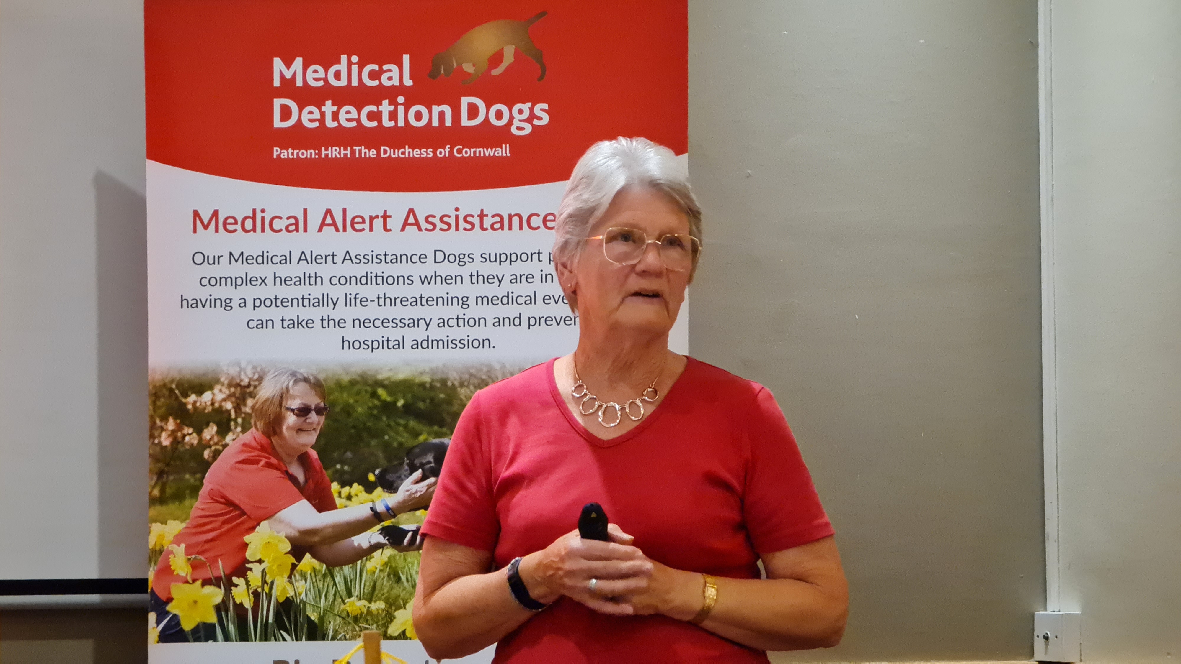 Danielle talks about the fantastic Medical detection dogs